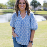 Baby Blue Bliss Top