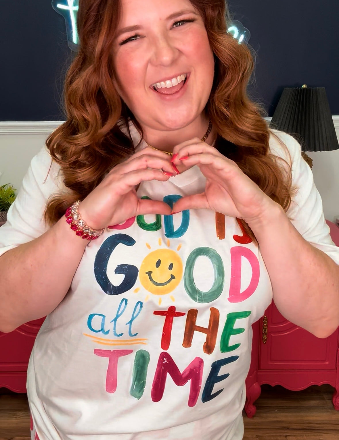 God Is Good All the Time Tee - Crew or VNeck