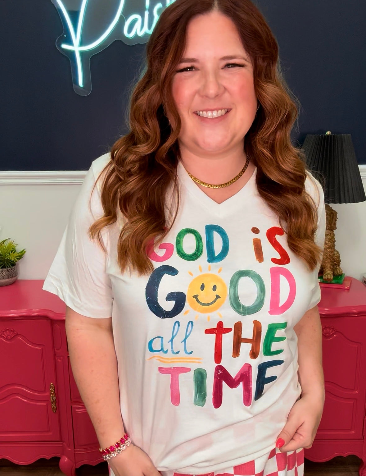God Is Good All the Time Tee - Crew or VNeck