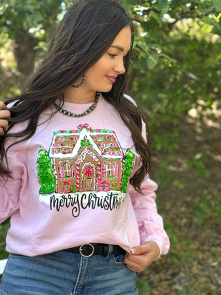 Callie Ann Stelter Gingerbread House Tee & Sweatshirt