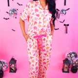 PREORDER- Blushing Pumpkins Ruffle Pajama Set