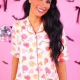 PREORDER- Blushing Pumpkins Ruffle Pajama Set