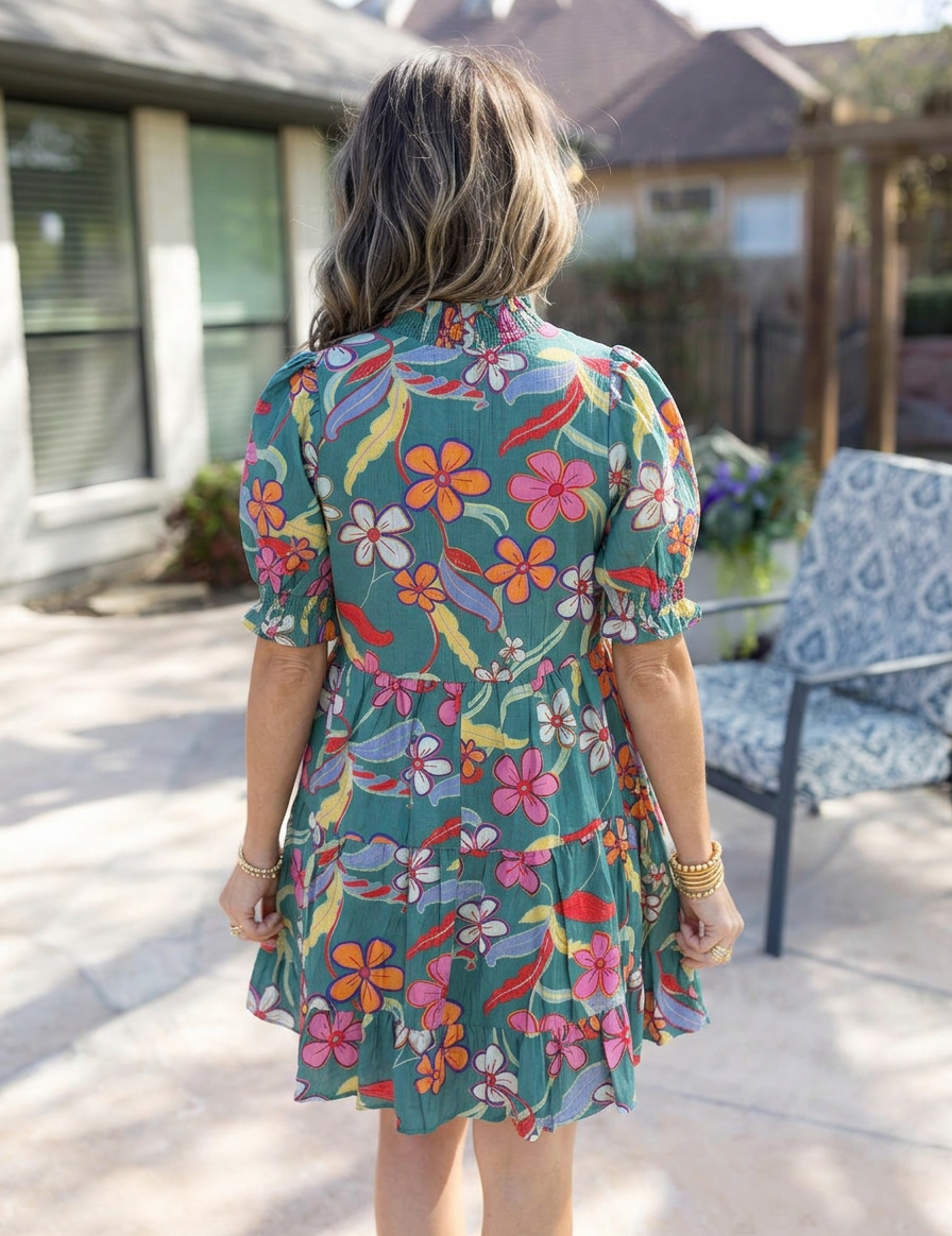 Paisley Garden Dress