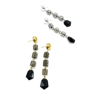 Glitterati Linked Drop Earrings  - PREORDER