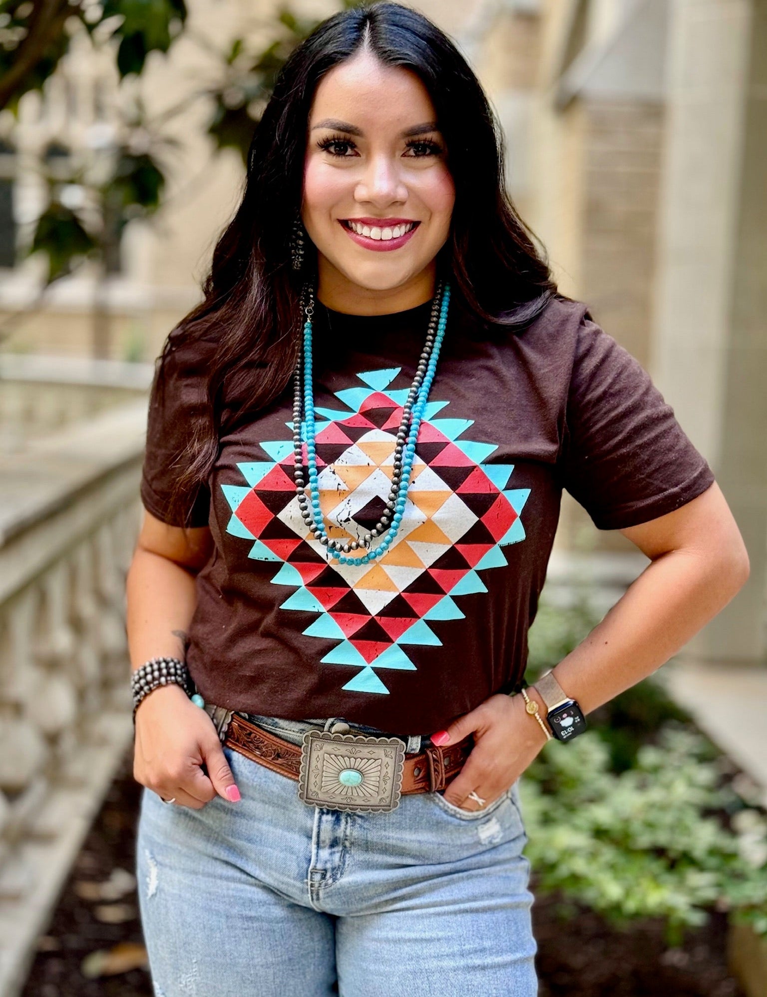Ryanne's Fall Aztec Tee
