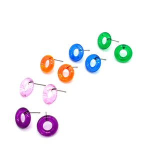 Mini Donut Stud Earrings - DoorBusters!  - PREORDER