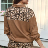 PREORDER- Mia Printed Pullover- Safari Chic