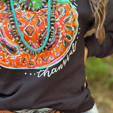 Callie Ann Stelter Thankful Pumpkin Crew Tee & Sweatshirt