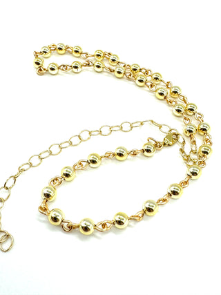 Golden Vintage Vacuum Plated Amelia Necklace