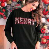 PREORDER- Merry Leopard Luxe Pullover