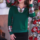 PREORDER- Juniper Plaid Pullover- Green