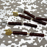 Tortoise Column PavÃ© Earrings