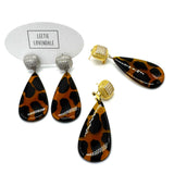 Leopard Lady PavÃ© Crystal Earrings