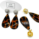 Leopard Lady PavÃ© Crystal Earrings