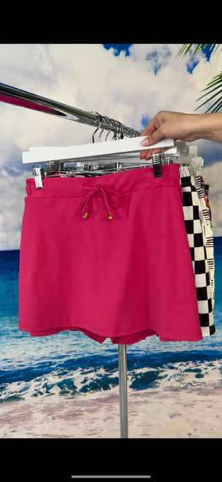 Jess Lea Solid Raspberry Skort - PREORDER