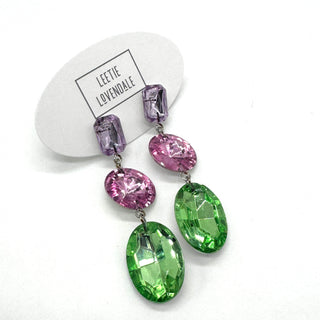 Sorbet Bloom Shine On Statement Earrings  - PREORDER