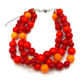 Red Hot Morgan Necklace