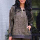 Everyday Pullover- Coco Leopard - PREORDER