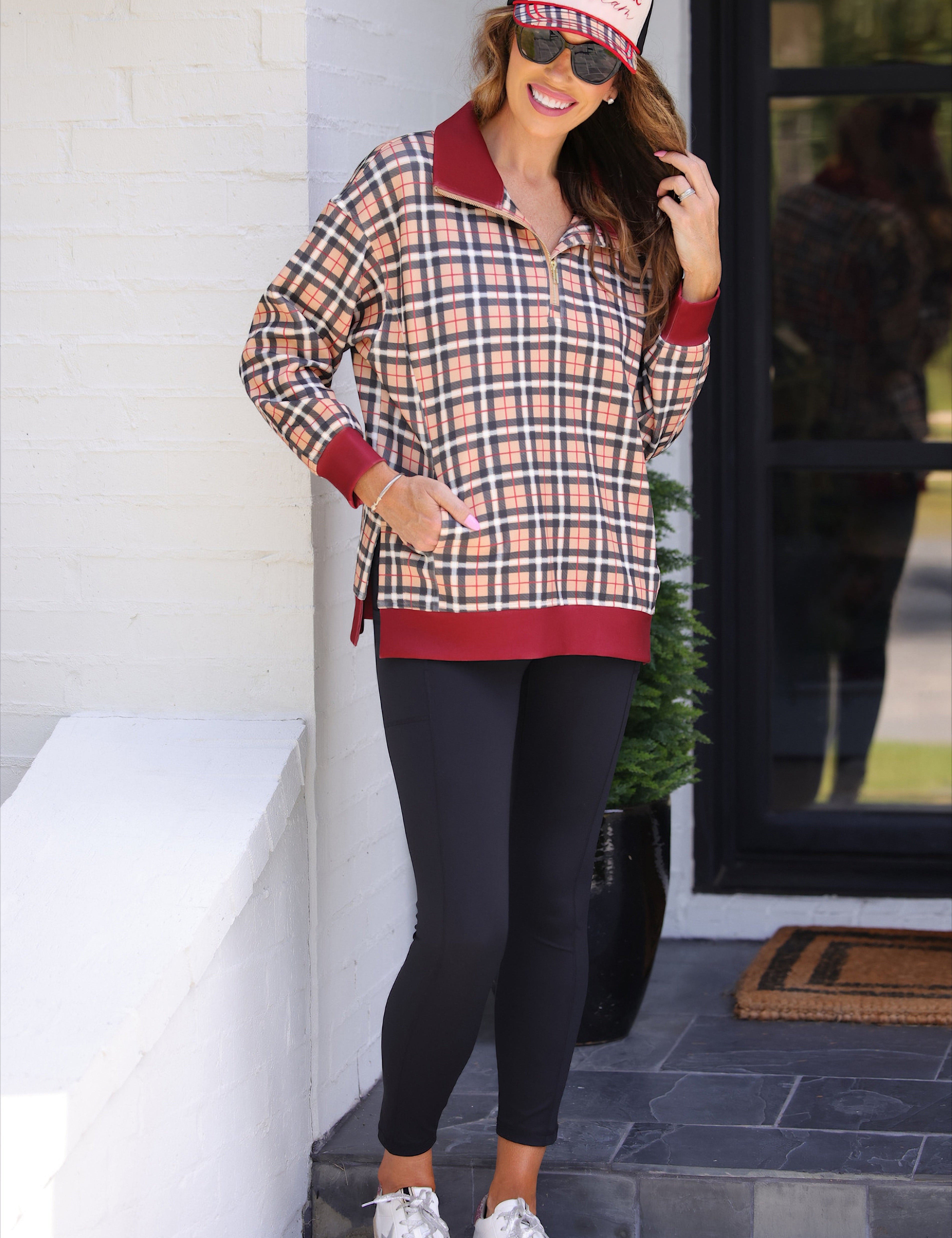 Everyday Pullover- Nora Plaid - PREORDER