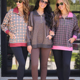Everyday Pullover- Ellie Plaid - PREORDER