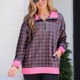 Everyday Pullover- Ellie Plaid - PREORDER