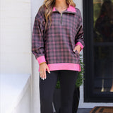 Everyday Pullover- Ellie Plaid - PREORDER