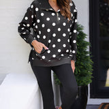 Everyday Pullover- After Dark Polka Dot - PREORDER