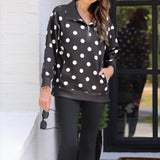 Everyday Pullover- After Dark Polka Dot - PREORDER