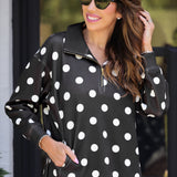 Everyday Pullover- After Dark Polka Dot - PREORDER