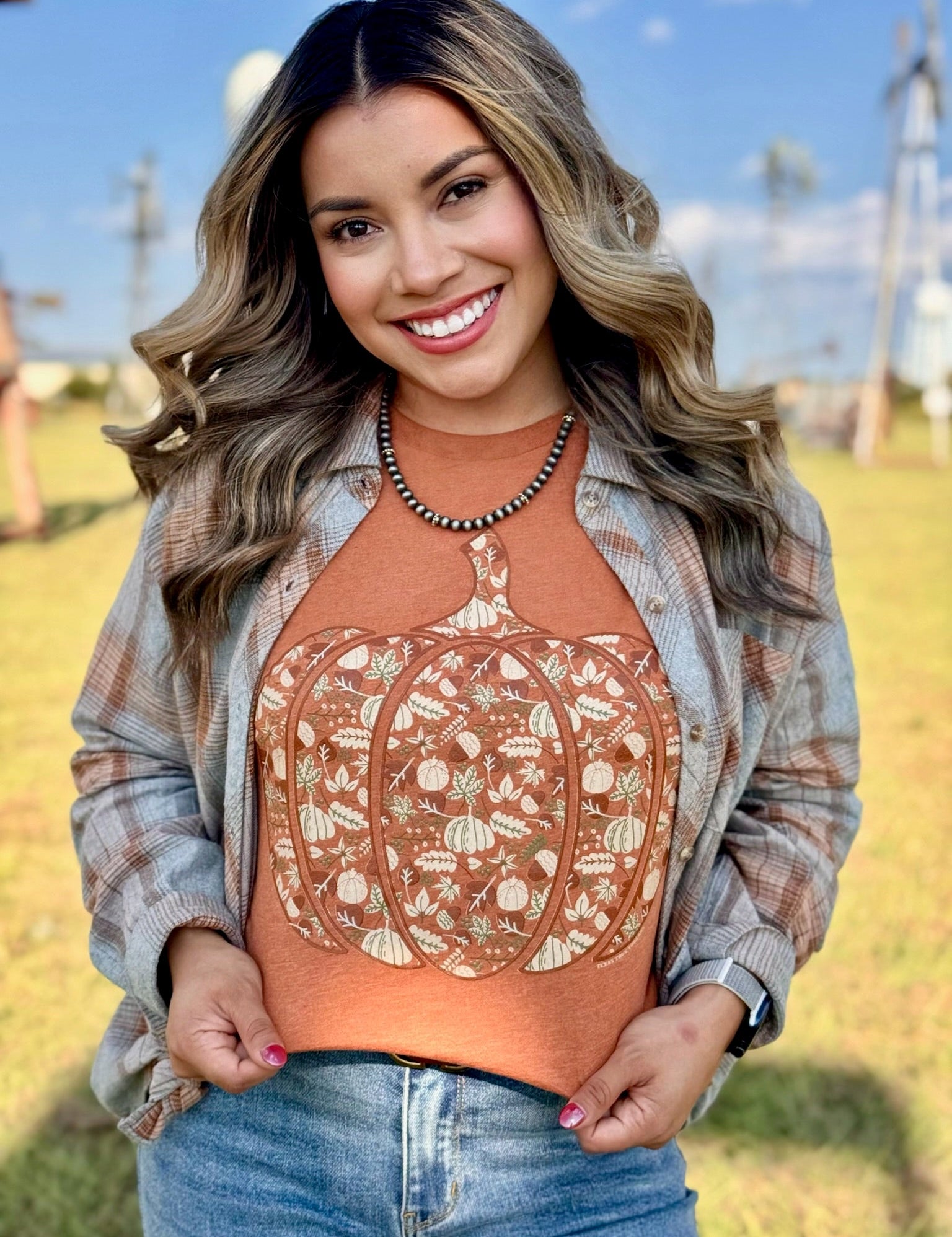Isabel's Pumpkin Tee