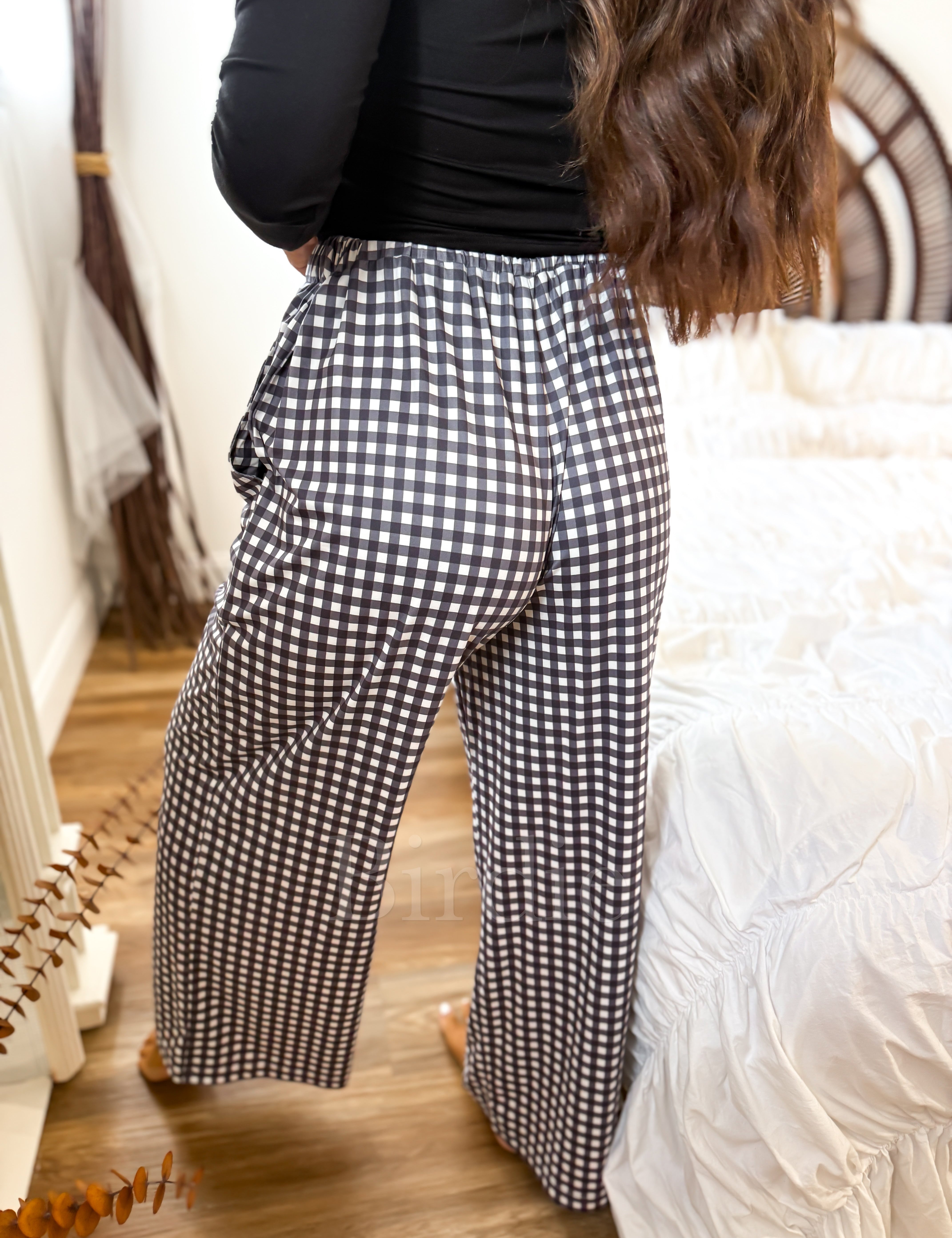 BIRDIE Stretchy Lounge Pants 2.0 in Darling Checkered