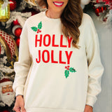 PREORDER- Holly Jolly Holiday Luxe Pullover