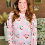 Santa's Pastel Parade Top