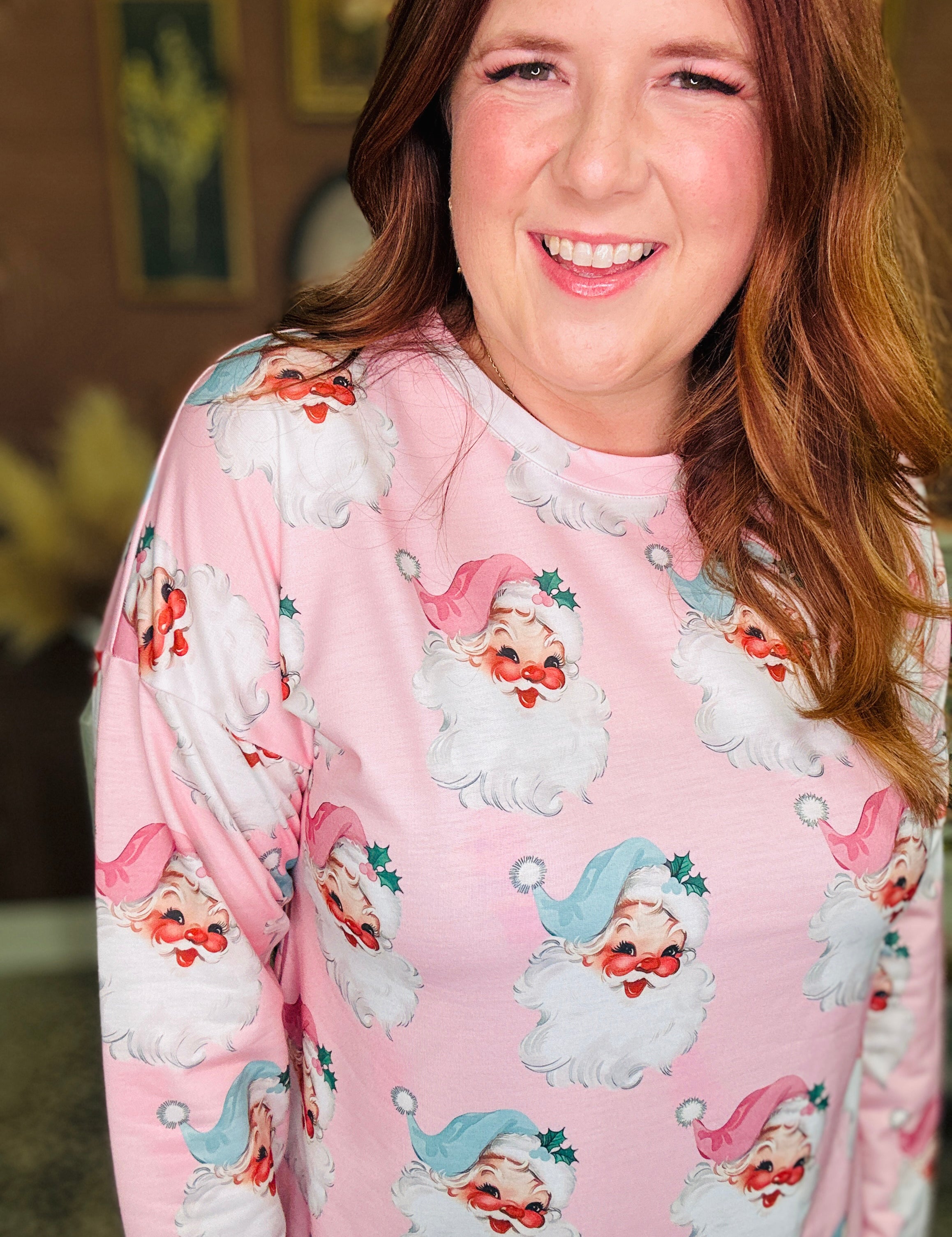 Santa's Pastel Parade Top