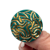Golden Labyrinth Cocktail Ring