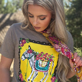 Callie Ann Stelter Hand Painted Burro