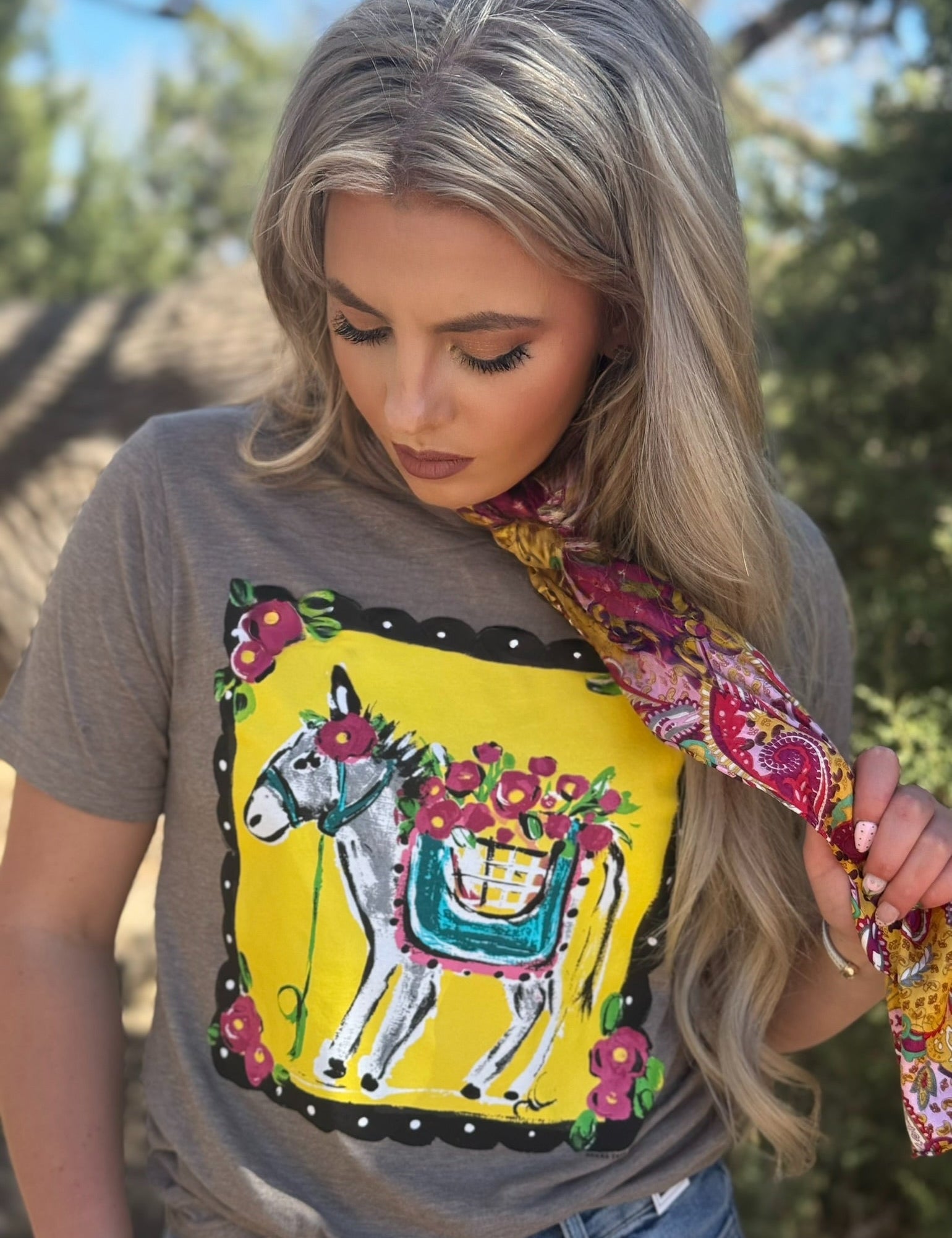 Callie Ann Stelter Hand Painted Burro