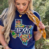 Callie Ann Stelter God Bless Texas Tee