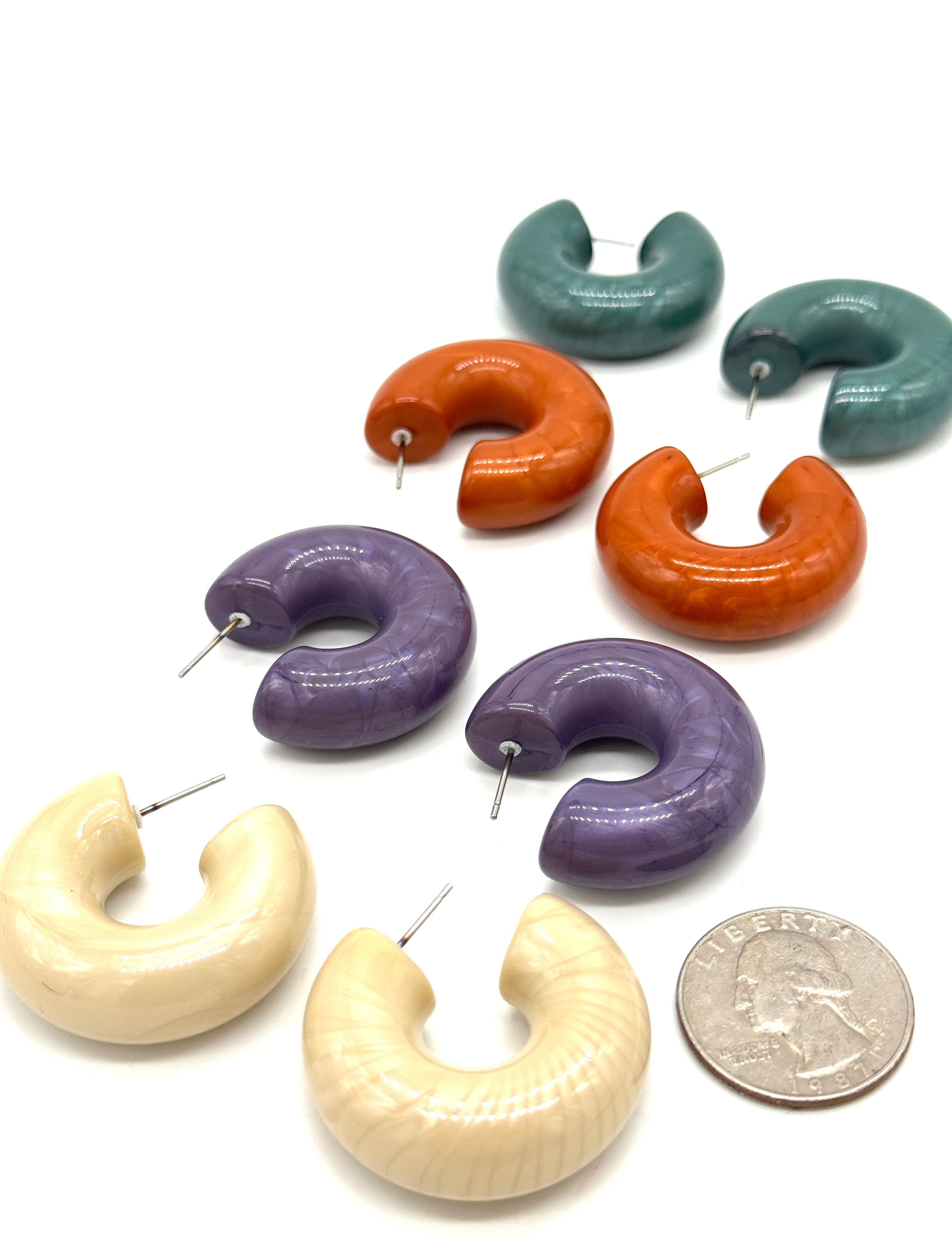 Kuru Kuru Hoop Earrings