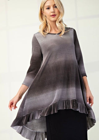 Textured Ombre Hi-Lo Tunic