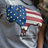 Lauren's Patriotic Buffalo Tee