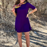 Traci Three-Quarter Sleeve Dress