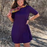 Traci Three-Quarter Sleeve Dress