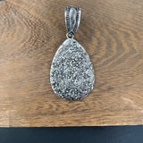 ATG LIVE Floral Teardrop Pendant