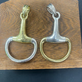 ATG LIVE Two Tone Snaffle Bit Pendants