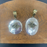 ATG LIVE Hammered Bee Pendants