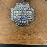 ATG LIVE AB Crystal Cross Pendant
