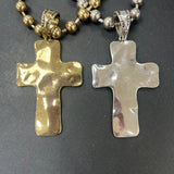 ATG LIVE Hammered Cross Pendants