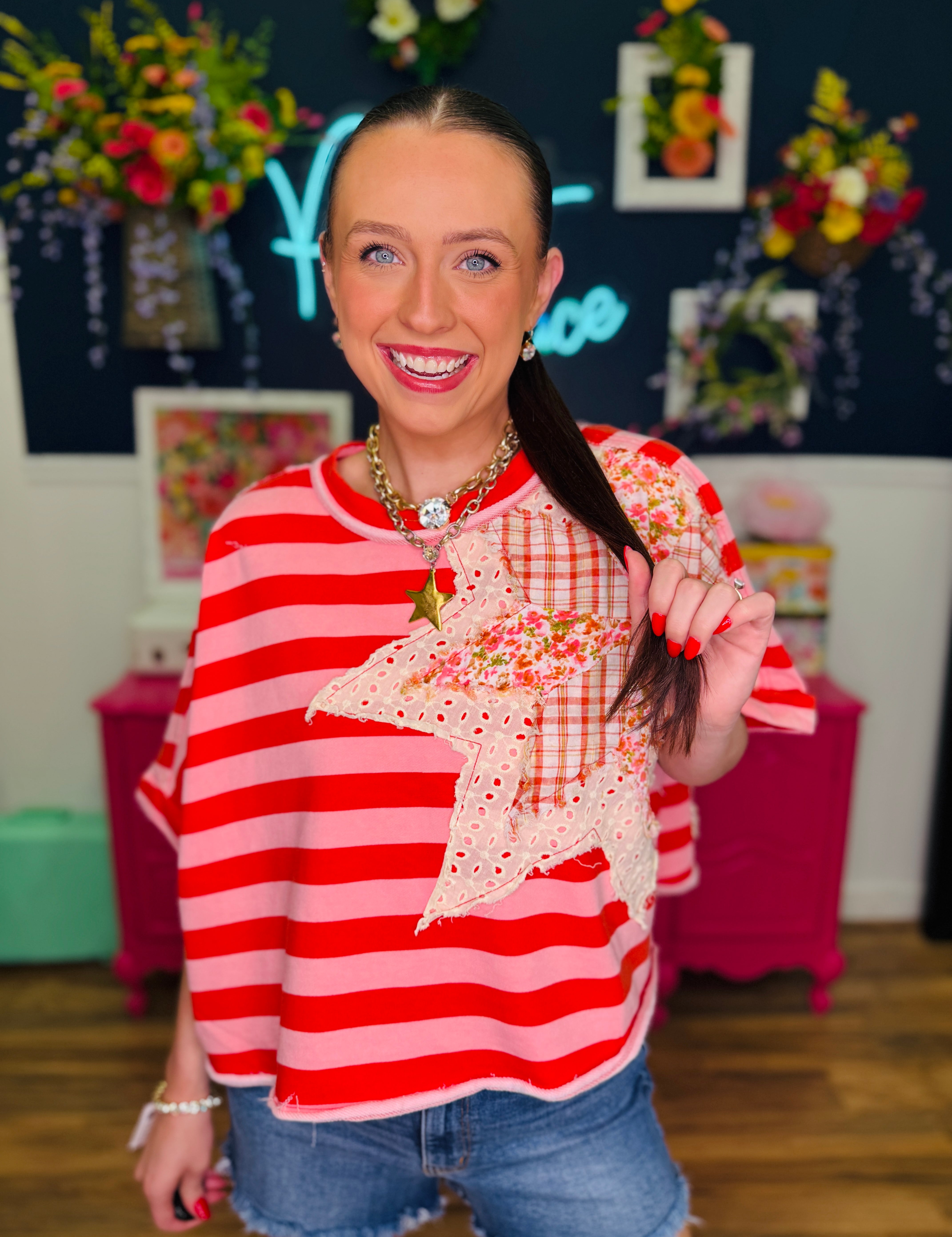 Star Spangled Style Top - Red