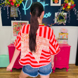 Star Spangled Style Top - Red